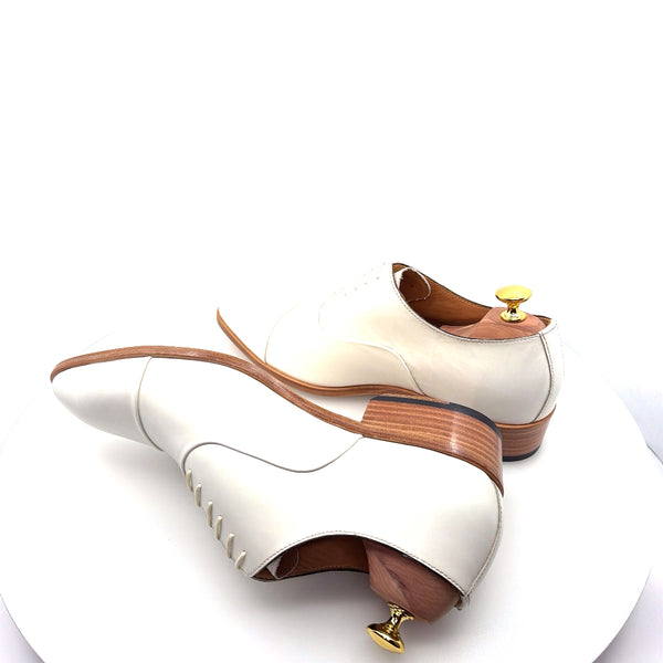 Ugo Vasare Vegas Leather Shoes - Cream