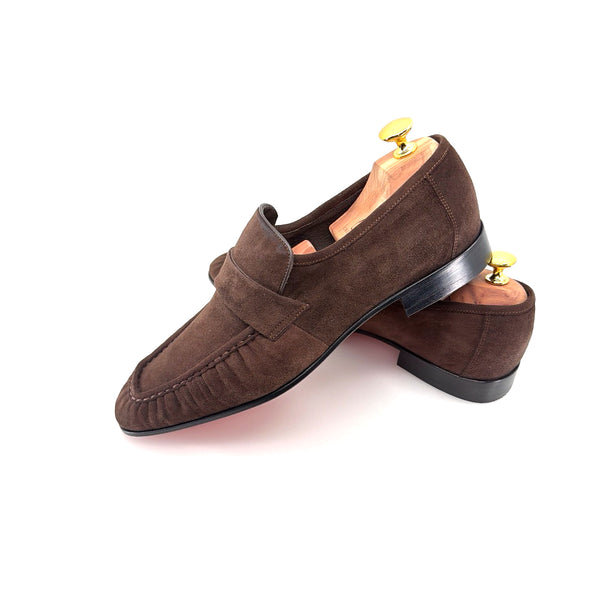 C Collection Suede Loafer - Brown