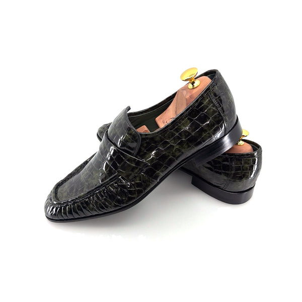 C Collection Leather Loafer - Green