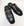 Maurice Embossed Calfskin Slip-On Black