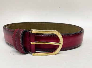 Style: C Collection Red Leather Belt