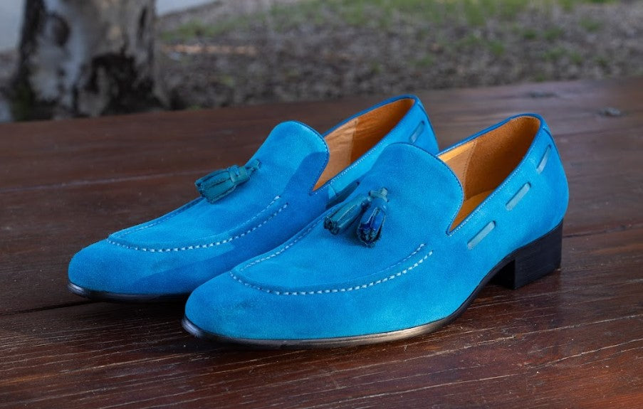 Carrucci Men's Style: 1377-05S-Turquoise 7 C&E Men's Shoes Carrucci Men's Style: 1377-05S-Turquoise 7 C&E Men's Shoes