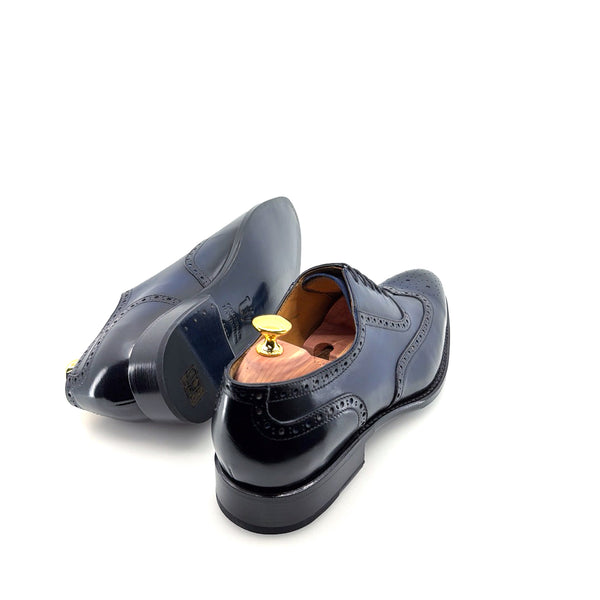 Ugo Vasare Wingtip Calfskin Oxford - Navy