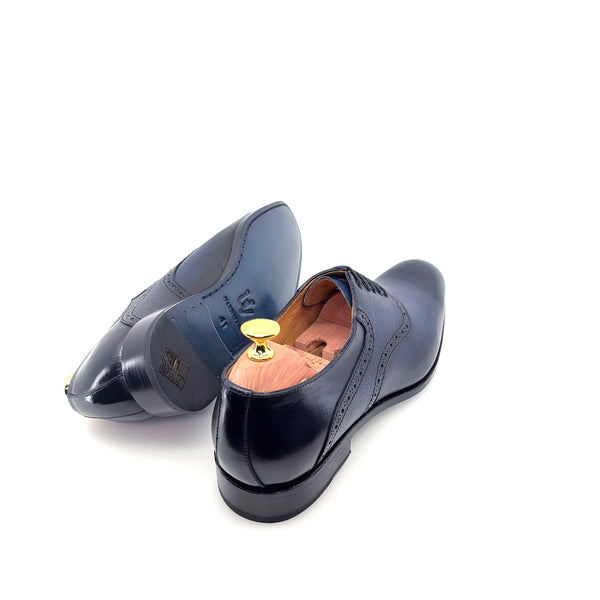 Ugo Vasare Leather Oxford - Navy