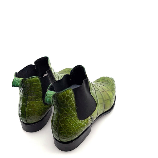 Maurice Austin Custom Alligator Boot - Green