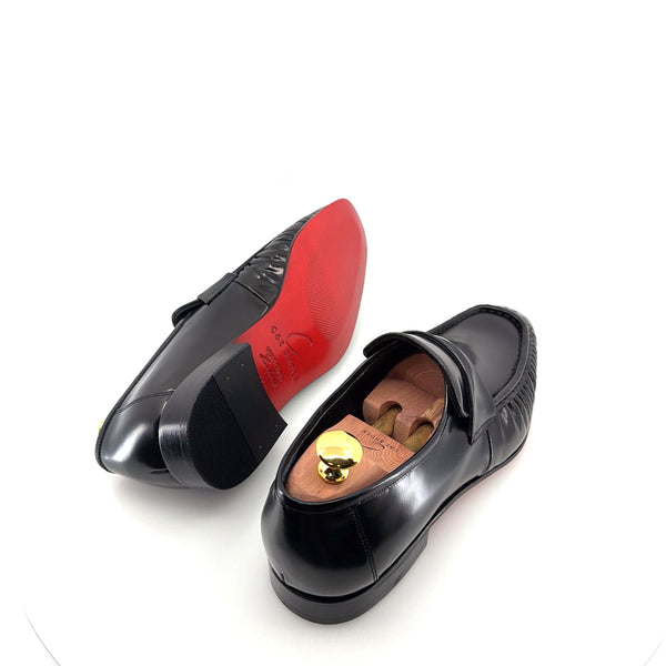 C Collection Nappa Leather Loafer - Black