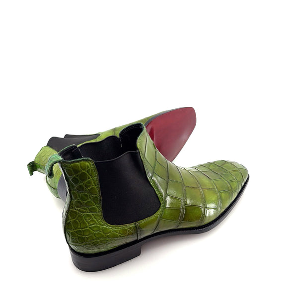 Maurice Austin Custom Alligator Boot - Green