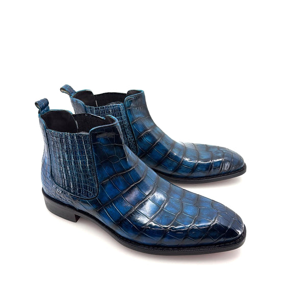 Maurice Austin Custom Alligator Boot - Blue