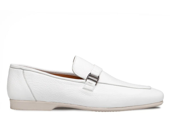 Style: Alarcon Deerskin Loafer White