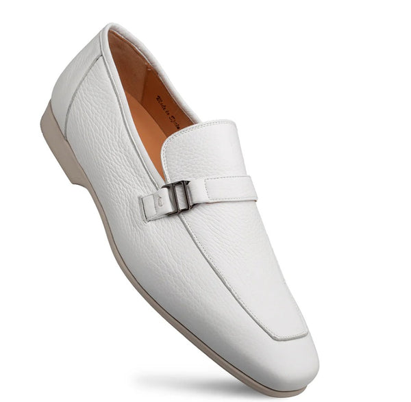 Style: Alarcon Deerskin Loafer White
