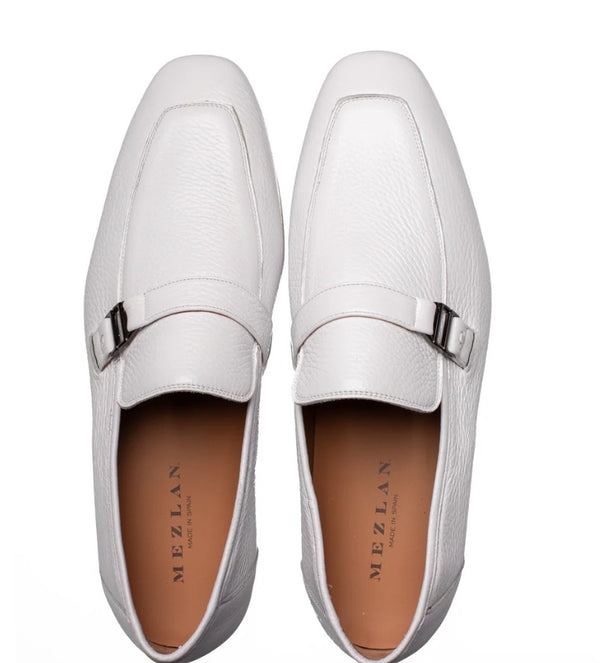 Style: Alarcon Deerskin Loafer White