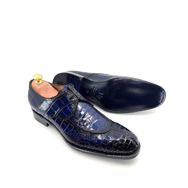 Ugo Vasare Jayden Alligator Shoe - Navy