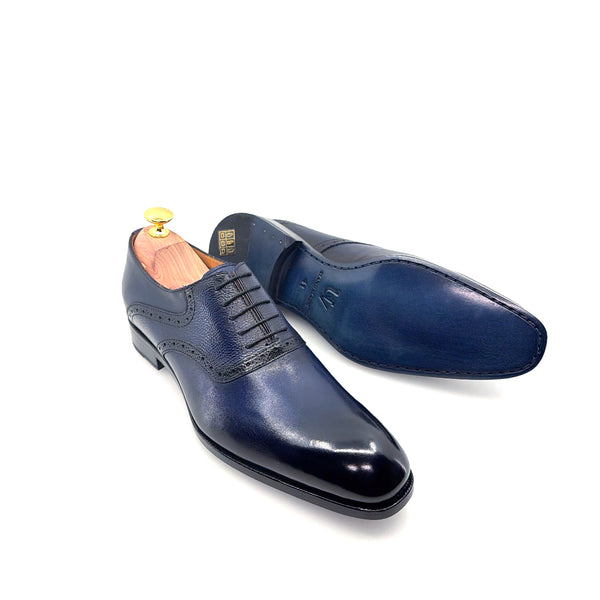 Ugo Vasare Leather Oxford - Navy