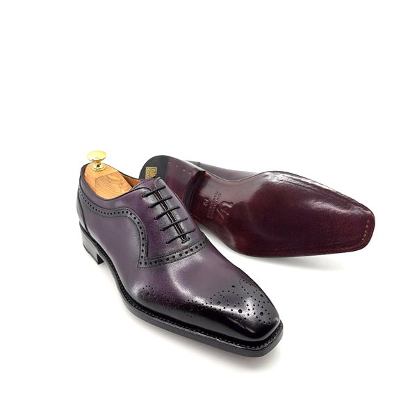 Ugo Vasare Zion Calfskin Oxford - Purple