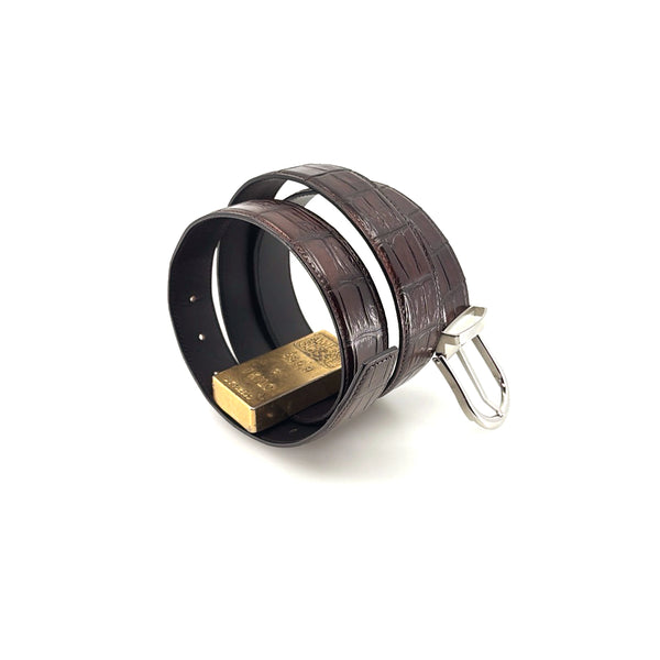 Maurice Custom Alligator Belt - Brown