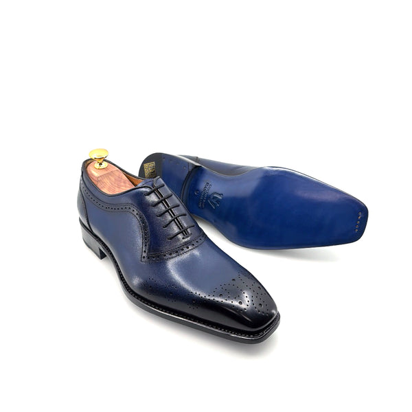 Ugo Vasare Zion Calfskin Oxford - Navy