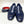 Style: C Collection Croco Embossed Leather Belt Navy