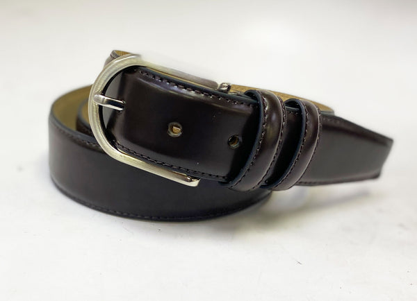 Style: C Collection Leather Belt Burgundy