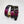 Style: C Collection Croco Print Leather Belt-Fuchsia/Black