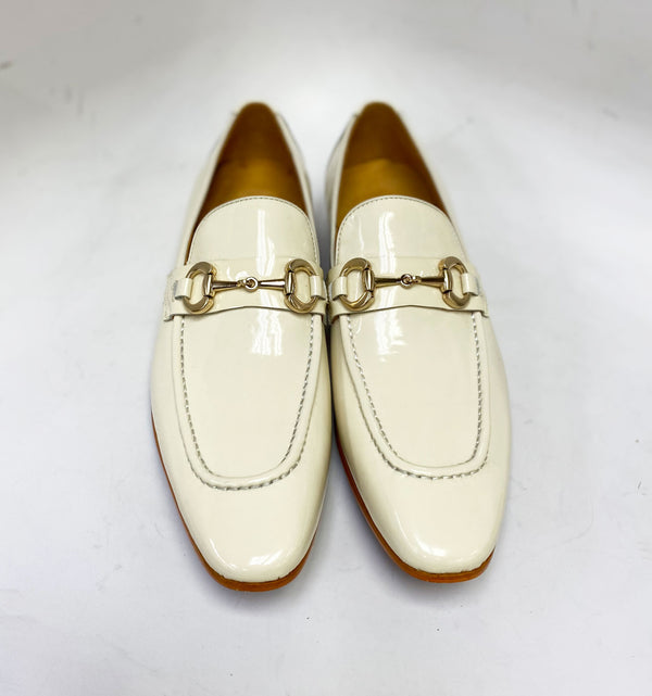 Patent Leather Belt Bone