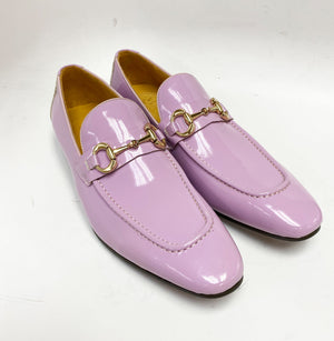 Patent Leather Belt Lavender/Pink