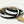 Style: C Collection Leather Belt Black/White