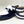 Style: C Collection Leather Belt Navy/White
