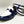 Style: C Collection Leather Belt Navy/White