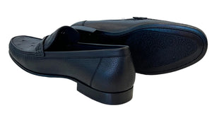 Corrente Style 3898 Ostrich Loafer Black