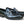 Burnished Calfskin Slip-On Loafer Black