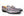 Burnished Calfskin Slip-On Loafer Grey