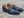 Burnished Calfskin Slip-On Loafer Blue