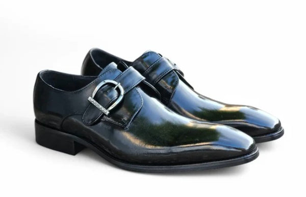 Calfskin Monkstrap Black
