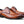 Burnished Calfskin Lace-Up Oxford Cognac