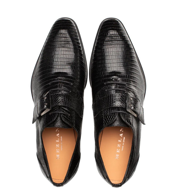 "Omero" Lizard Monk/Oxford Black