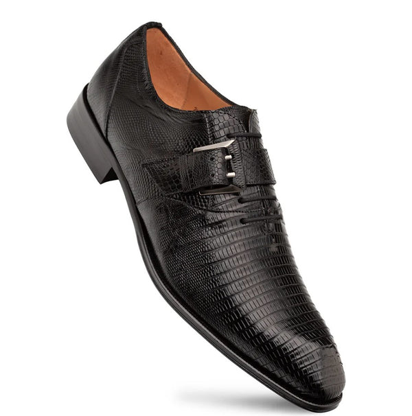 "Omero" Lizard Monk/Oxford Black