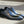 Burnished Calfskin Lace-Up Oxford Black