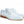 Calfskin Cross Strap Loafer White