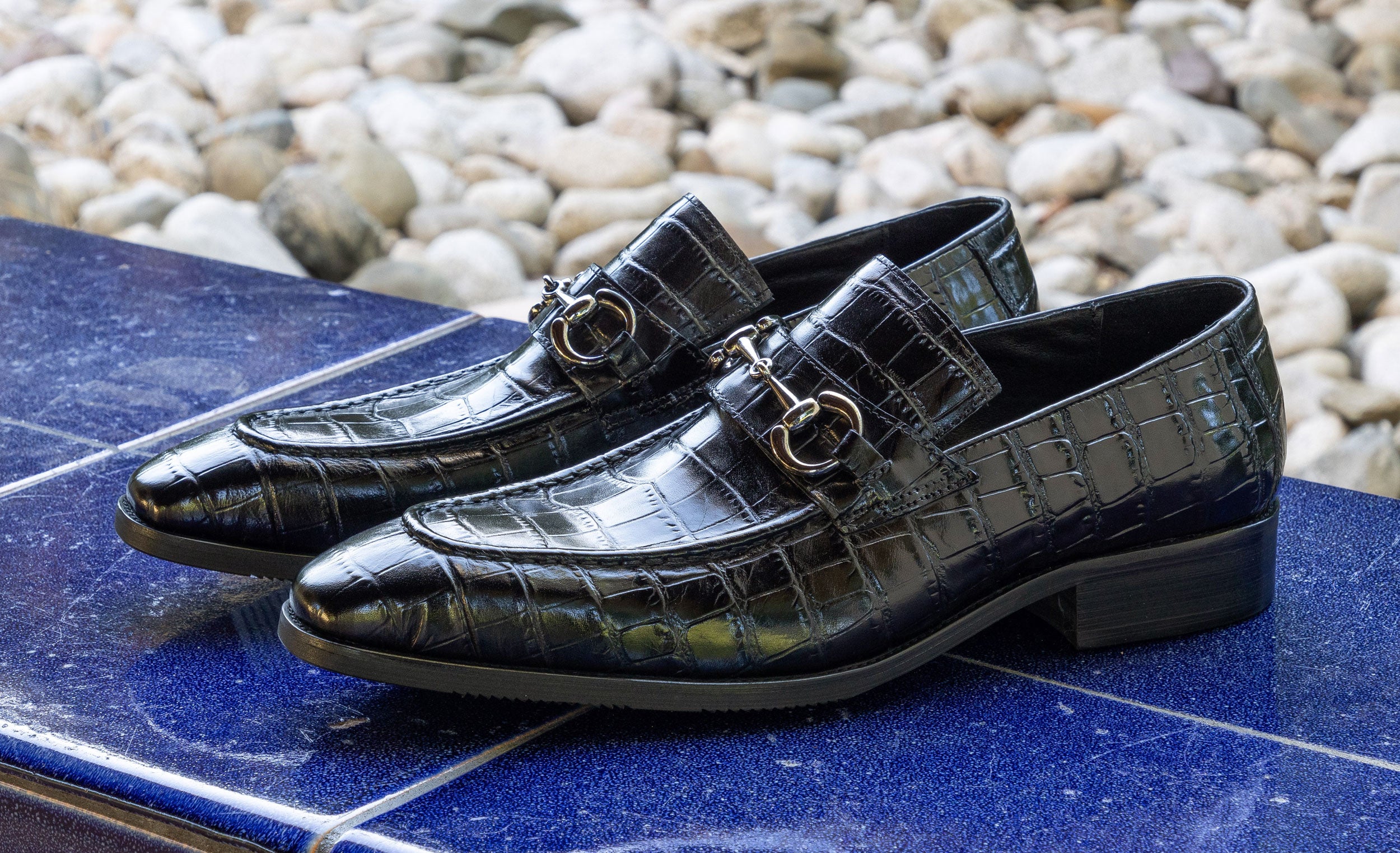 Italian Hornback - Crocodile Embossed Cowhide Leather – United Leather