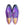 Patina Calfskin Slip-On Penny Loafer Purple
