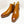 Burnished Calfskin Slip-On Boot Cognac/Red Sole
