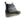 Burnished Calfskin Lace-Up Boot Grey