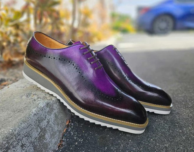 Carrucci Men's Style: 515-33T-Purple 9 C&E Shoes Carrucci Men's Style: 515-33T-Purple 9 C&E Shoes