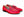 Leather & Suede Slip-On Loafer Red