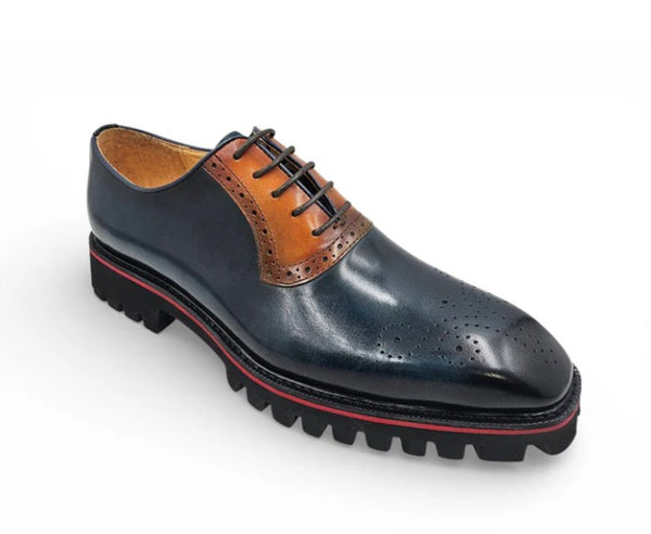 Style: 557-15-Navy/Cognac