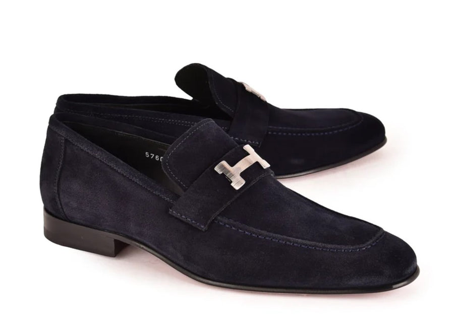 Corrente Suede Loafer Blue