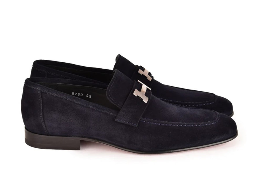 Corrente Suede Loafer Blue