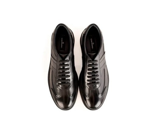 Corrente Calfskin Fashion Sneaker - Black