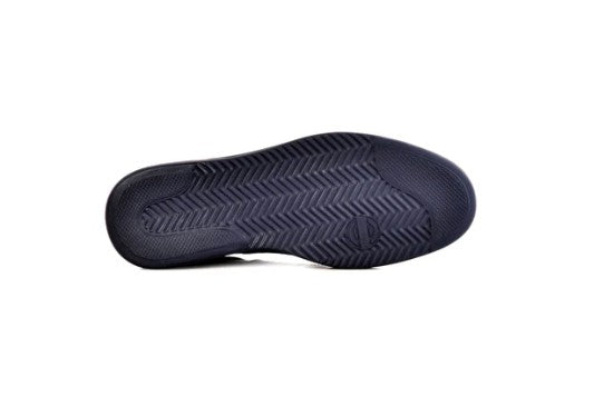 Corrente Calfskin Fashion Sneaker - Grey/Navy