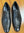 Corrente Genuine Ostrich Lace-up Shoe Black